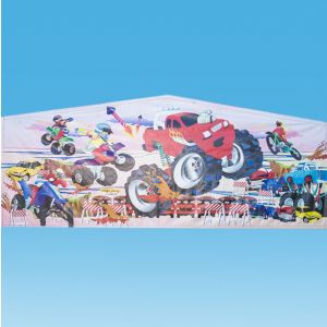 Motocross Module jumper art banner in San Diego